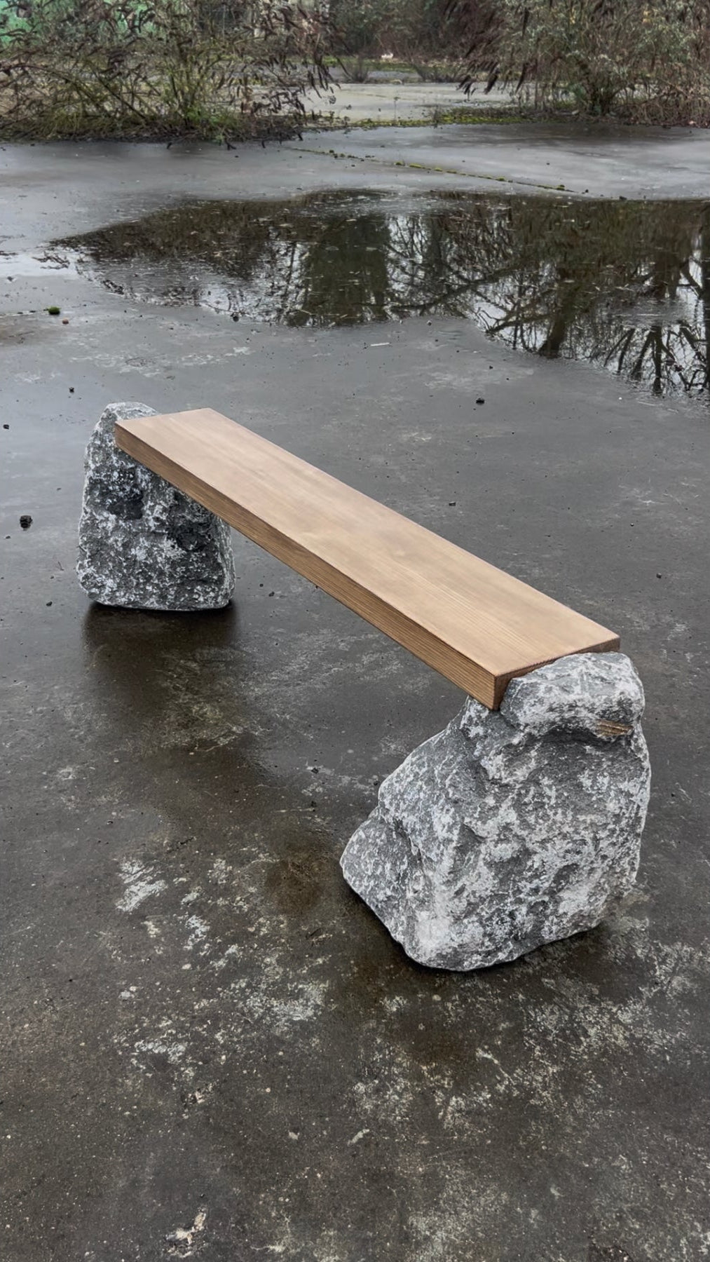 Stone bench