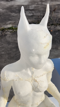 Cat woman - lamp