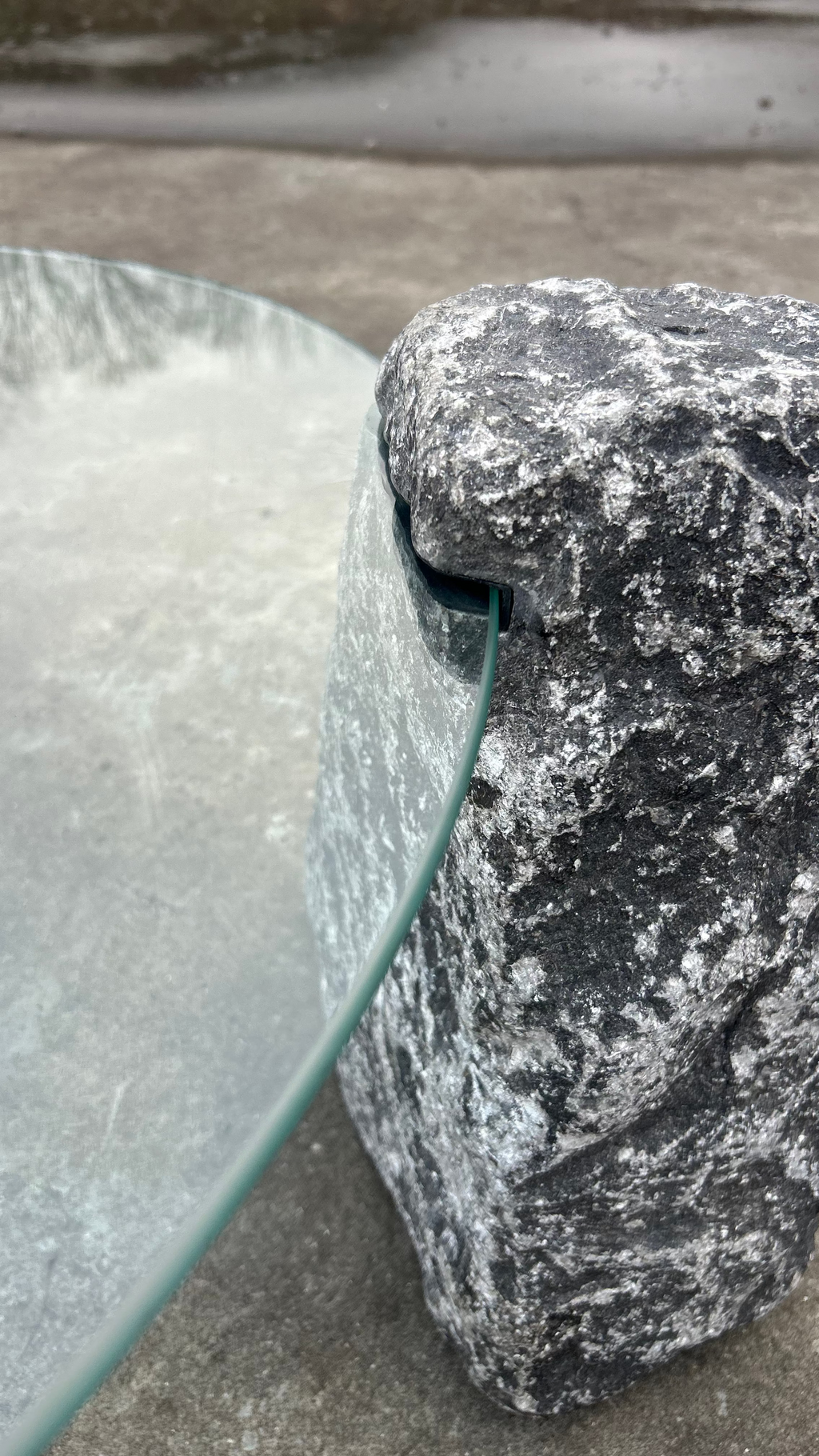 Double stone bench